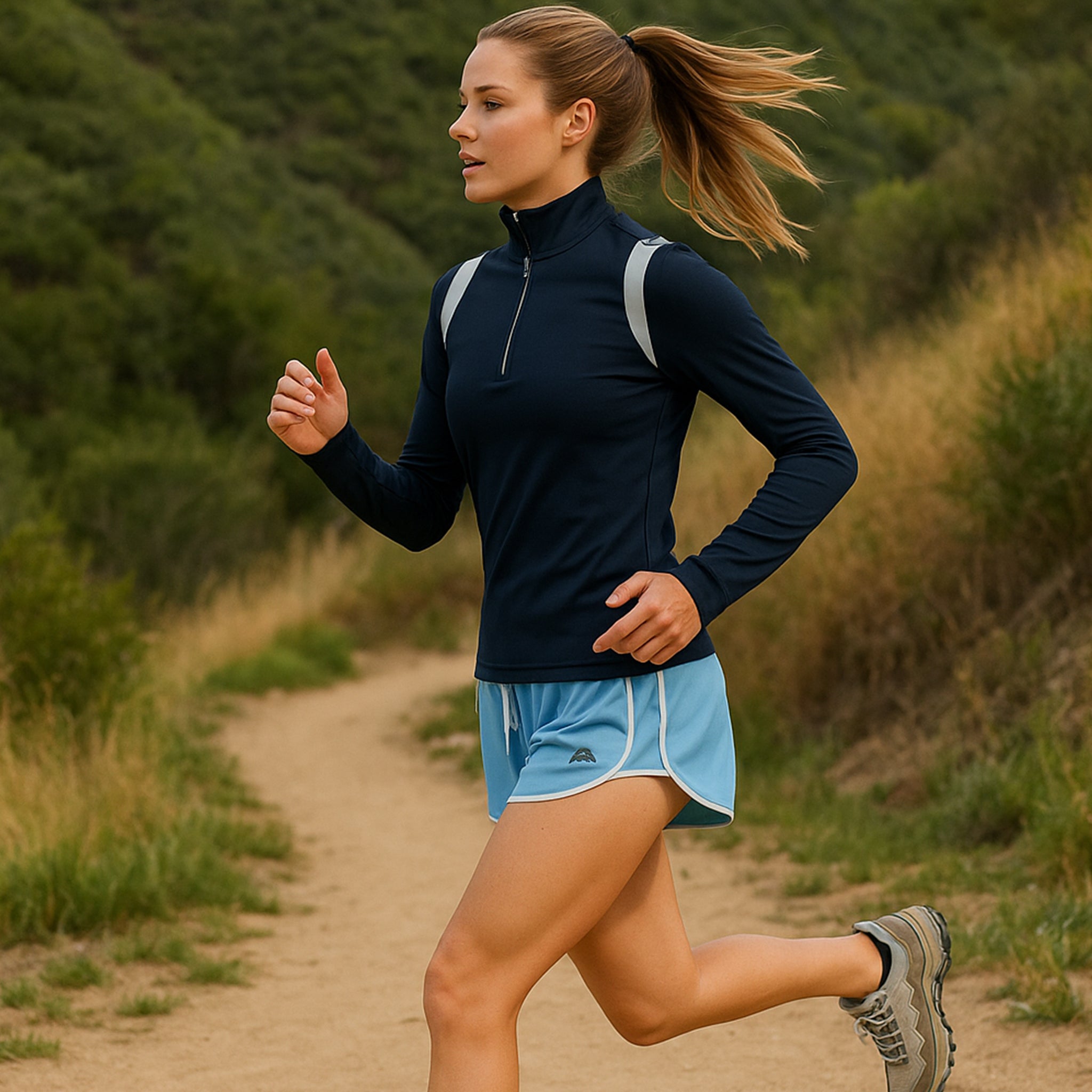 Swift Women's Quarter Zip - Innovative Graphene Performance Fabric